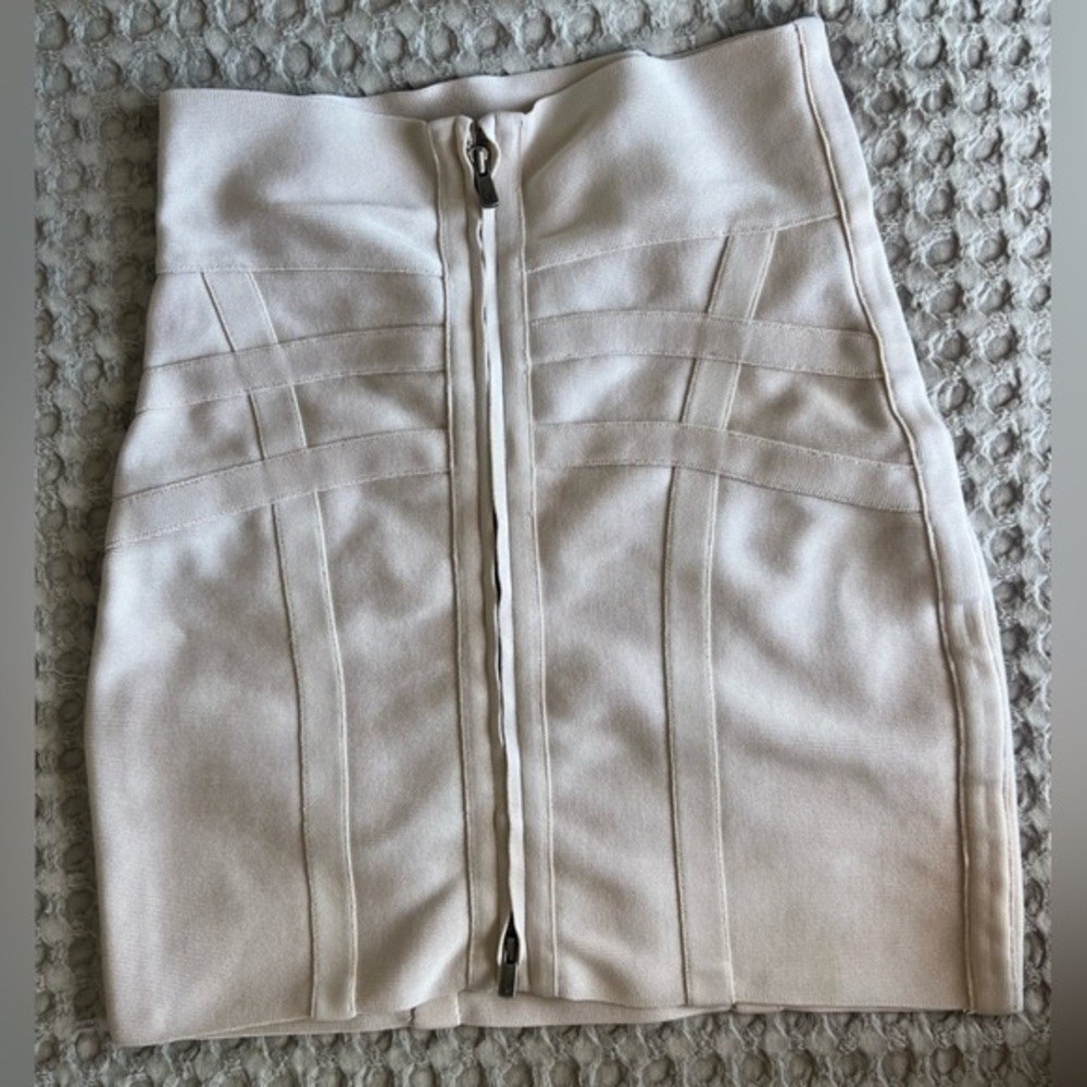 Herve Leger Bandage Skirt - Ivory